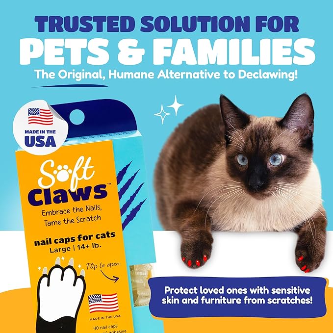 Soft Claws Cat Large Orange