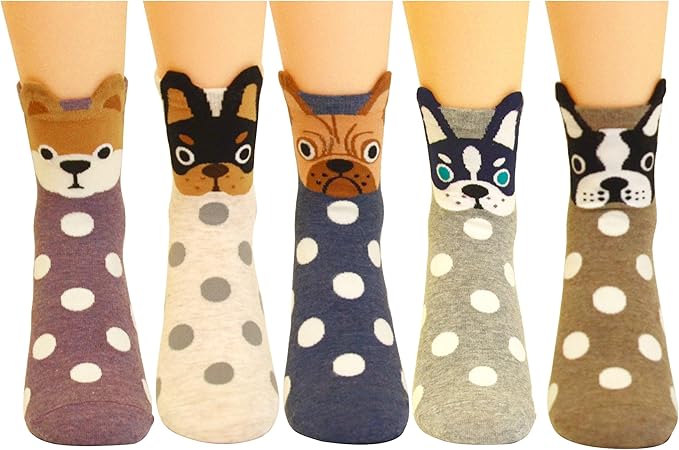 Jeasona Women's Cat Socks Cat Gifts Cute Animal Socks Dog Owl Gifts for Women