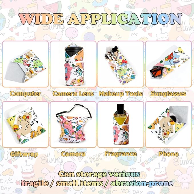 27.6" Cat Grooming Wrap for Nail Clipping Cat Swaddle Wrap (Within 15lbs) for Cutting Nails Cloth for Pet Cleaning Multifunctional Pet Tool|Utility Storage Bag|Self-Adhesive Travel Blanket