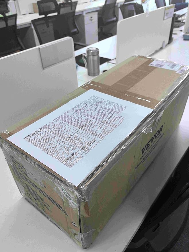 VEVOR 0.56 inch Thick 25 PCS 100 sq.ft Gym Floor Mats, 25" x 25" EVA Foam & Rubber Gym Flooring Workout Floor Mats, Waterproof Exercise Puzzle Flooring for Gym, Home, Garage, Baseme