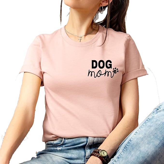 Custom Dog Mom Shirt for Women Pet Ears Sweatshirt with Name Unique Puppy Line Art Cute Dad Hoodie for DogDad Owner Lover