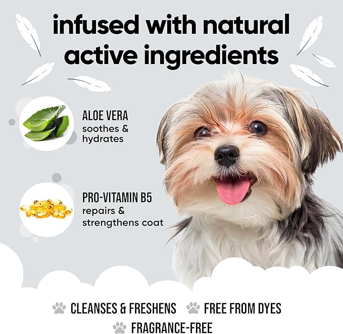 Derma Sensitive Dog Shampoo with Aloe Vera and Pro Vitamin B5 (50.72oz)