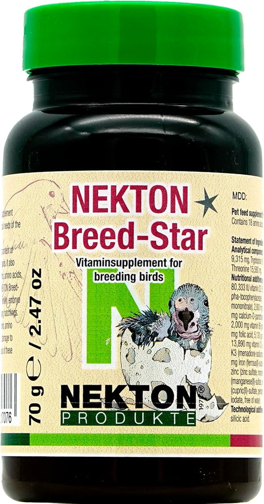 Nekton Breed-Star Breeding Supplement for Birds 70g / 2.47oz, Off White