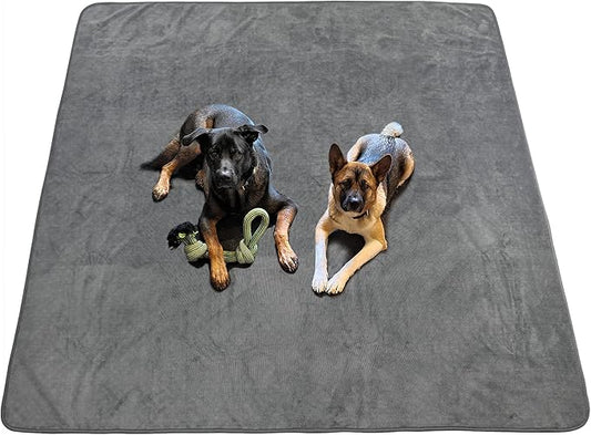 Dog Pee Pad Washable Extra Large, Instant Absorb Thicker Training Pads Non-Slip Pet Playpen Mat, Waterproof Reusable Floor Mat Ideal for Puppy Senior Dog Whelping Incontinence Housebreaking 65x48 Inch