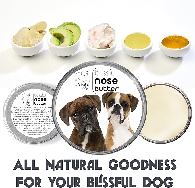 The Blissful Dog Boxer Duo Unscented Nose Butter, 16oz