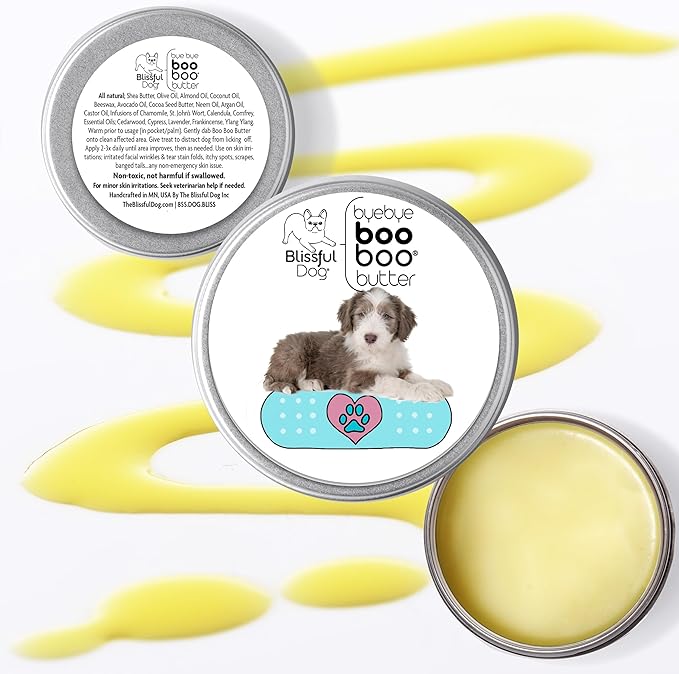 The Blissful Dog Bearded Collie Boo Boo Butter, 2 Ounce