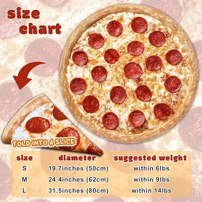 Cat Wrap for Cutting Nails, Tortilla Blanket Pet Supplies Cat Washing Bag, Burrito Blanket Cat Restraint for Nail Clipping, Multifunctional Pet Tool Gifts for Cat Lovers (L (within 14lbs), Pizza)