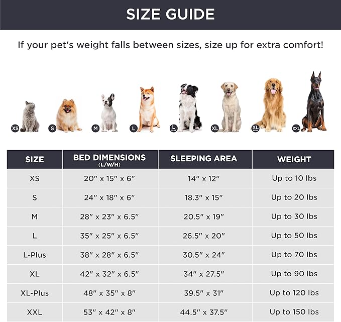 Bedsure L Plus Orthopedic Dog Bed for Large Dogs - Washable Dog Cat Bed Waterproof, L Plus Big Comfort Dogs Couch Sofa with Washable Removable Cover, Pet Bed with Nonskid Bottom, Hazel, 38"