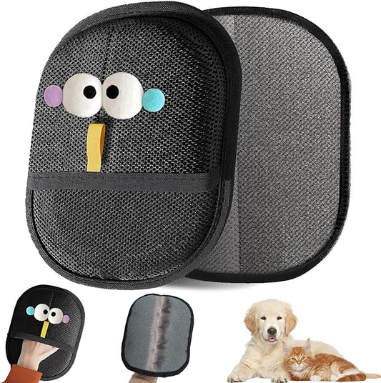 Pet Hair Removal Glove, Newly Upgraded Electrostatic Pet Hair Removal Gloves, Reusable Pet Hair Remover Tool for Furniture, Carpet, Car Seat