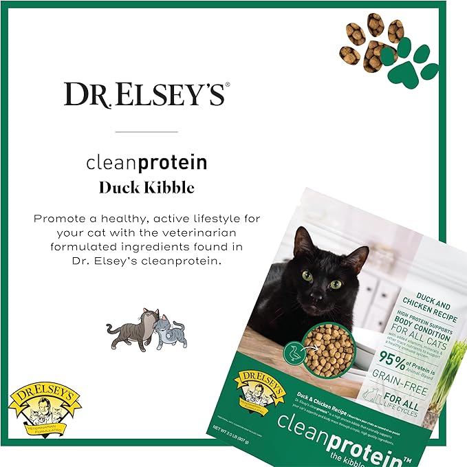 Dr. Elsey's cleanprotein Dry Kibble Duck 6.6 lb Bag
