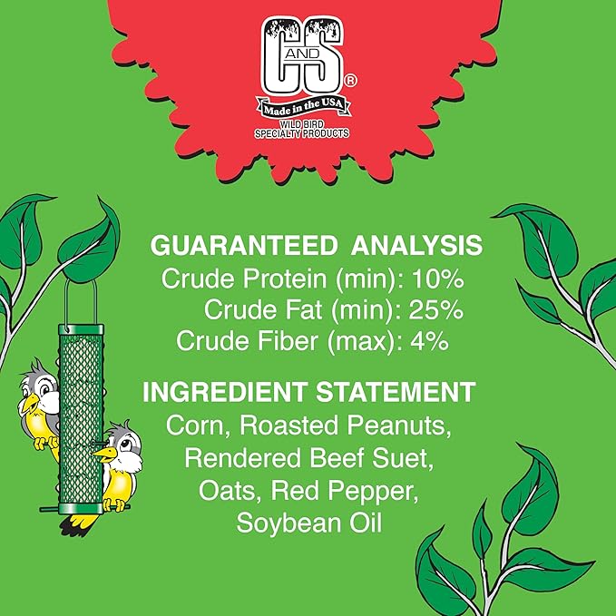 C&S Hot Pepper Suet Nuggets 27 Ounces