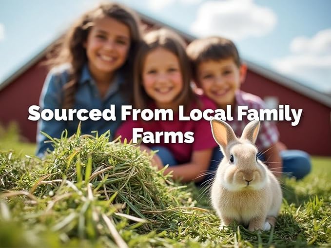 Blue Mountain Hay | Fresh 2nd Cutting Timothy Grass Hay (25 Pounds) | Soft & Leafy, Balanced Nutrition | High-Altitude Hay Pet Food for Adult Rabbits, Guinea Pigs, Chinchillas, and Other Small Pets