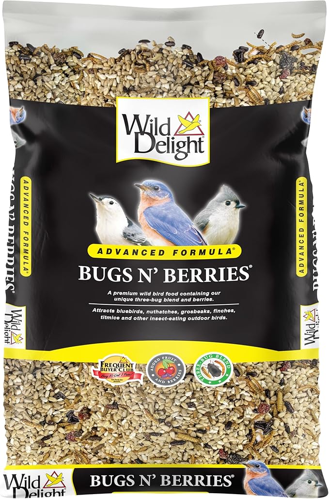 Wild Delight Advanced Formula Bugs N Berries Wild Bird Food 14 lbs