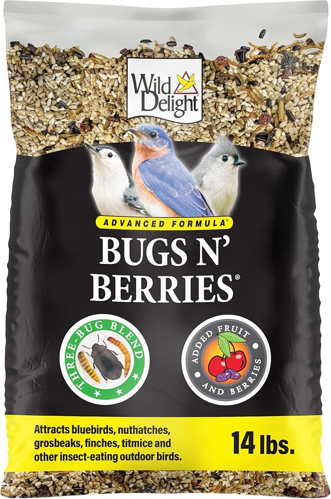 Wild Delight Advanced Formula Bugs N Berries Wild Bird Food 14 lbs