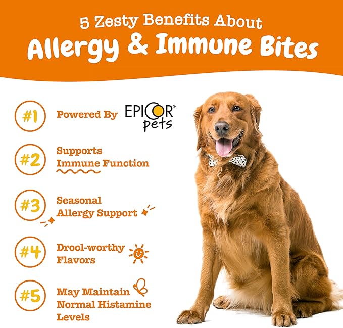 Zesty Paws Dog Allergy Relief- Dog Itching Skin Relief- Dog Probiotics for Itchy Skin and Itchy Ears- Dog Allergy Paw Relief- Dog Allergy Chews- Dog Itch Relief - Dog Skin Allergy Relief - Lamb - 90ct