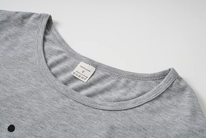 YIJIU Women's Sleepwear Long Sleeve Top and Pants Pajama Set Panda Print Nighty