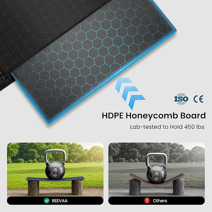 REEVAA Dog Truck Seat Cover for Back Seat, Hard Bottom Dog Hammock for Car, Pet Bed Extender for 2-4 Large Dogs, Waterproof Seat Protector, Universal XL Size Fits for Crew Cab Truck/SUV, Black