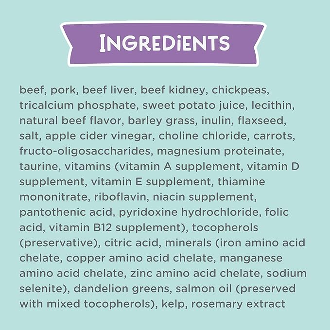 LOVE, NALA - Beef Air Dried Cat Food - Award Winning - Made in USA - Complete & Balanced Cat Food for All Life Stages- 1 Bag - 1 lb.