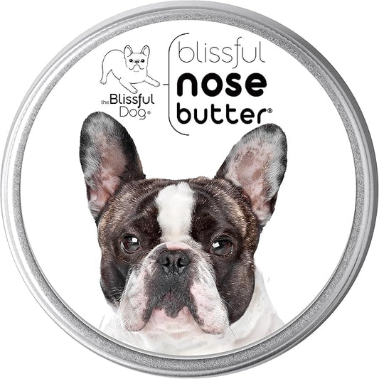 The Blissful Dog Pied French Bulldog Unscented Nose Butter - Dog Nose Butter, 16 Ounce