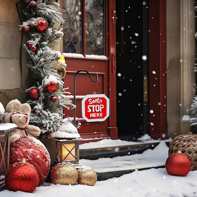 6 Pcs 15 Inch Shepherds Hook for Outdoor Adjustable Bird Feeder Pole Metal Steel Shepard Hooks for Hummingbird Stand Feeder Pole for Garden Plant, Lantern, Hanging Wedding Decor