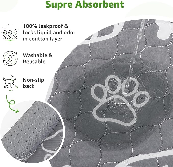LOOBANI 41x27in Large Dog Litter Box with 2 Artificial Grass Patch + 2 Washable Pee Pads, Quickly Absorbency Portable Patio Potty for Balcony Apartment Use