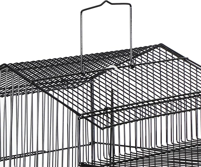 ZENY 39-inch Roof Top Large Flight Parrot Bird Cage for Small Quaker Cockatiel Canary Sun Parakeet Green Cheek Finch Budgie Lovebirds Wrought Iron Pet Bird Cage w/Toys