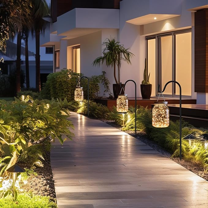 2 Pcs 45 Inch Shepherds Hook for Outdoor Adjustable Bird Feeder Pole Metal Steel Shepard Hooks for Hummingbird Stand Feeder Pole for Garden Plant, Lantern, Hanging Wedding Decor