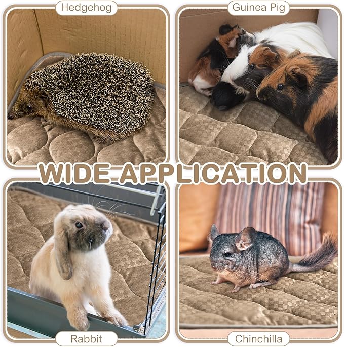 4 Pack Self Warming Cat Mat Self Heating Cat Pad Warm Thermal Pet Bed Washable Dog Crate Pad Body Heat Dog Bed Mat Blanket Non Slip Bottom for Outdoor Indoor Pets