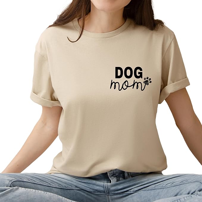 Custom Dog Mom Shirt for Women Pet Ears Sweatshirt with Name Unique Puppy Line Art Cute Dad Hoodie for DogDad Owner Lover