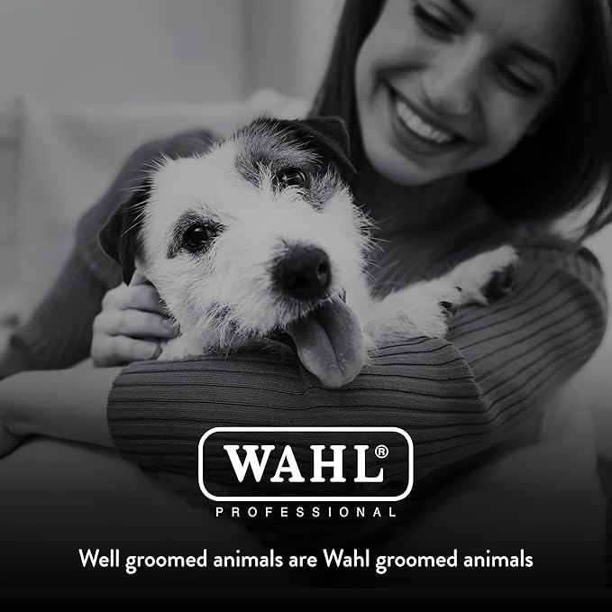 WAHL Professional Animal Bravura Lithium Ion Clipper - Pet, Dog, Cat, and Horse Corded/Cordless Clipper Kit, Purple (41870-0423)