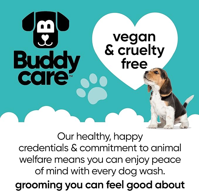Tropical Dog Shampoo by Buddycare | Dry Skin & Itchy Skin Relief for Smelly Dogs | Deep Cleansing Shampoo for Dogs Puppy Sensitive Skin | Dog Shampoo & Conditioner | with Aloe & Vitamin B5 (16.90oz)
