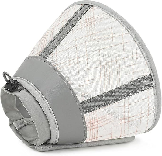 Supet Cat Collar Soft to Stop Licking, Breathable Air Mesh Cone for Cats After Neuter Surgery, Anti-Scratch Head Cone for Small Kitten Cats (M)