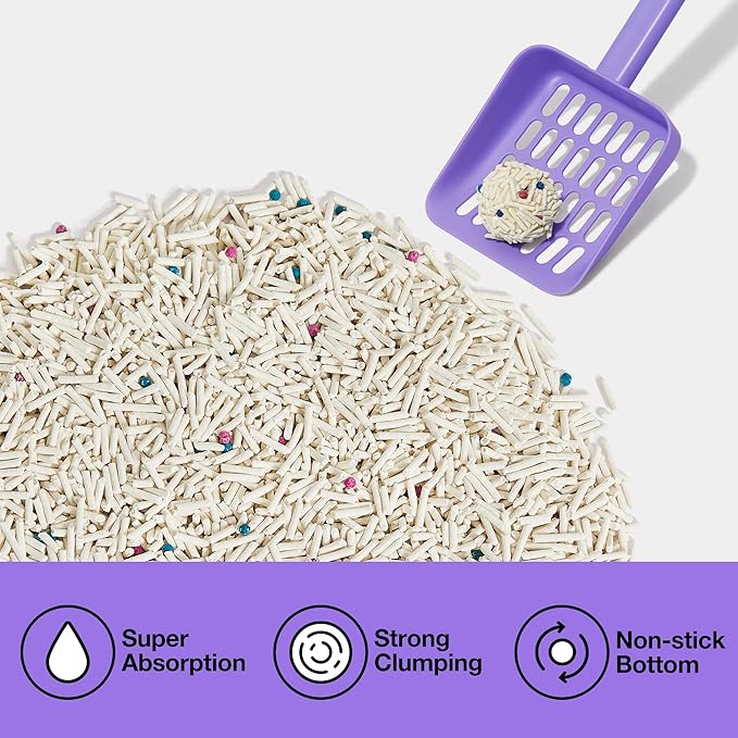 VETRESKA Tofu Cat Litter,Kitty Litter Flushable Strong Clumping Cat Litter Pellets Ultra Absorbent,Dust-Free Tofu Litter,Original(5.5lb×2bags)
