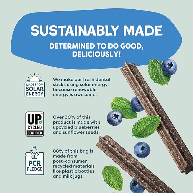 Shameless Pets Dental Treats for Dogs, Variety (3-Pack) - Healthy Sticks for Teeth Cleaning & Fresh Breath - Dog Bones Dental Chews Free from Grain, Corn & Soy