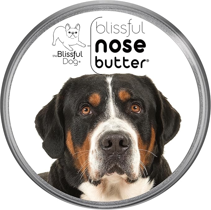 The Blissful Dog Greater Swiss Mountain Dog Unscented Nose Butter - Dog Nose Butter, 16 Ounce