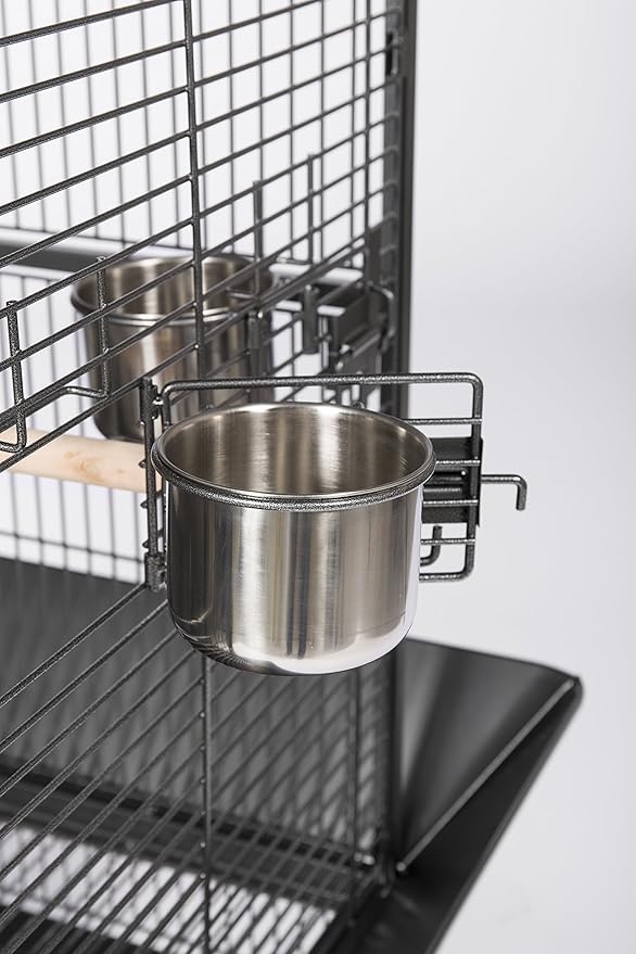 Prevue Pet Products 34521 Dometop Bird Cage, Large, Black Hammertone