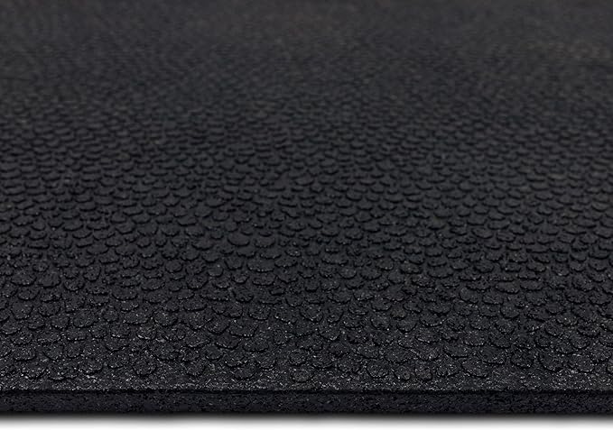 Mohawk Home Heavy Duty Rubber Stall Mat - Gym Floor- Under Dog Crate - All Purpose Utility 2'x2' - 1/2" Thick (Pack of 4)