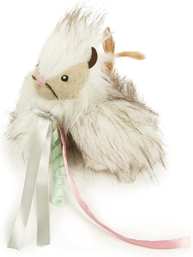 SmartyKat Chitter Critter Squirrel Electronic Sound Plush Kicker Cat Toy, Battery Powered - Gray, One Size (Pack of 2)