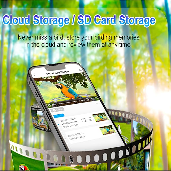 Bird Feeder with Camera,1080P HD AI Identify Bird Species Solar Panel,Automatic Bird Capture Video & Motion Detection,Squirrel Proof Bird Feeders, Gift for Bird Lover Watching Birds.