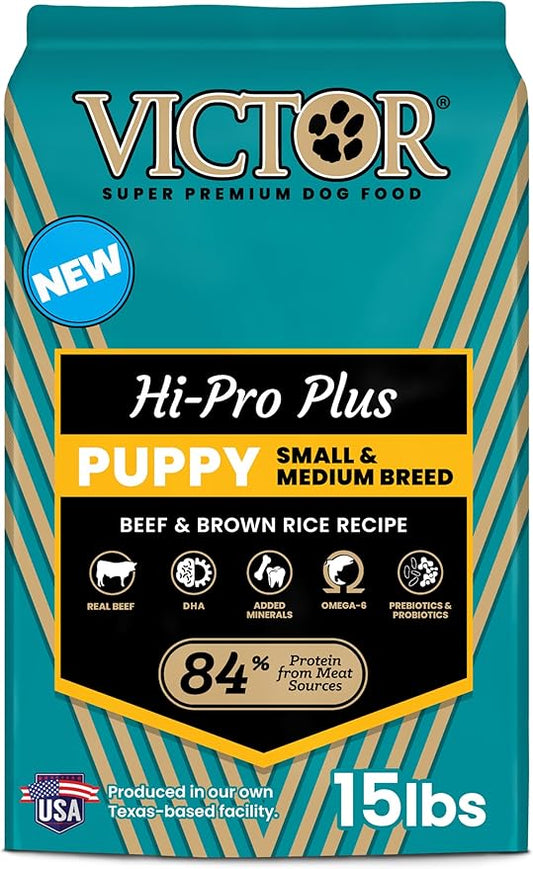 VICTOR Classic - Hi-Pro Small & Medium Breed Puppy, 15-lb