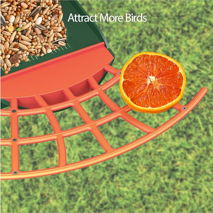 Birdkiss Smart Bird Feeder with Camera Solar Powered, AI Auto Capture Bird Videos & Motion Detection, Bird Watching Camera Notify in Time, Wireless Camera Ideal Present for Bird Lover (Olive Green)