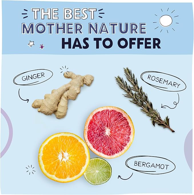 Pawstruck Natural No-Rinse Dry Shampoo for Dogs, Puppies, & Other Pets, Citrus & Rosemary - Waterless Deodorizing Spray Made in USA to Freshen & Remove Odors - 16 fl oz - Packaging May Vary