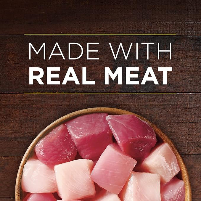 Purina ONE High Protein Wet Dog Food True Instinct Tender Cuts in Dog Food Gravy With Real Chicken and Duck - (Pack of 12) 13 oz. Cans