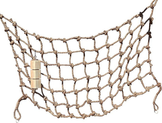 Parrot Climbing Rope Net (Choose Size) (Medium 6x3ft)