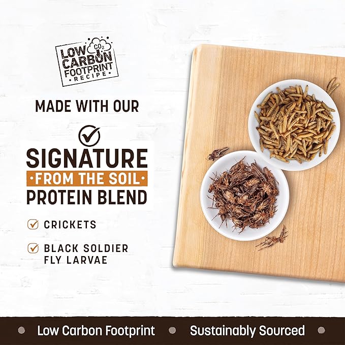 Earth Animal Wisdom Air Dried Dog Food - from The Soil Recipe Premium Natural Dry Dog Food for All Adult Breeds - 8 Lbs Bag