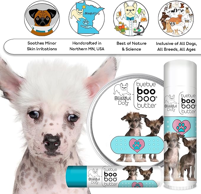 The Blissful Dog Chinese Crested Boo Butter, 4 oz