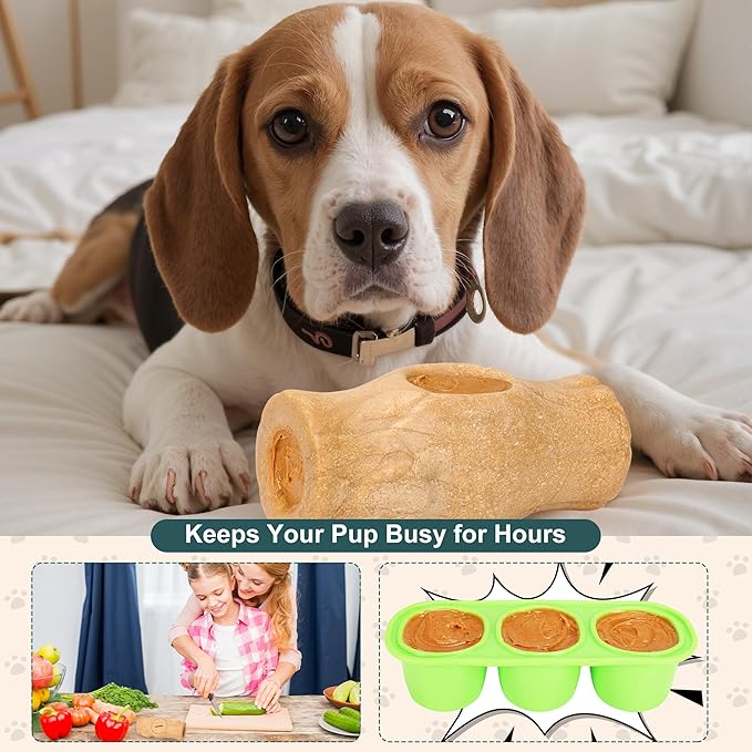 Interactive Dog Toys for Aggressive Chewers,Indestructible Dogs Toy for Large/Medium Breed,Frozen Dog Treat Holder to do Keep Them Busy to Reduces Anxiety