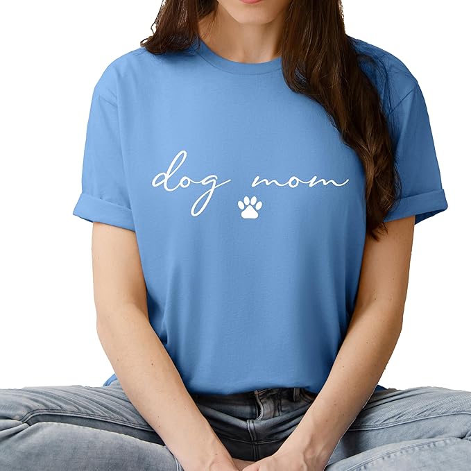 Custom Dog Mom Shirt for Women Pet Ears Sweatshirt with Name Unique Puppy Line Art Cute Dad Hoodie for DogDad Owner Lover