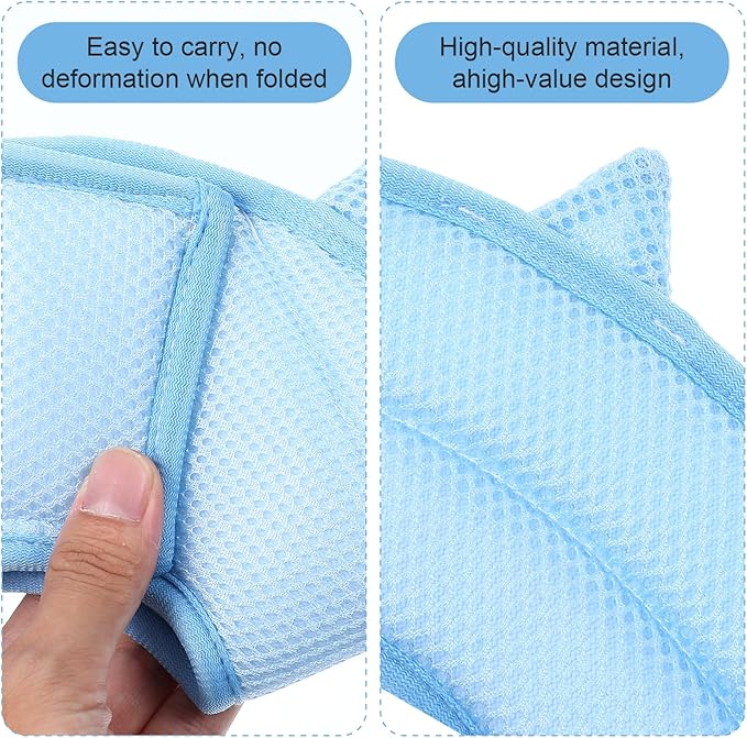 Cat Collar Cute Cat Recovery Collar Breathable Adjustable Soft Lightweight Pet Neck to Stop Licking Scratching After Surgery for Pets Dogs Kittes