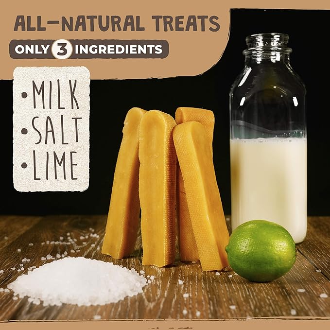 Mighty Paw Yak Cheese Chews for Dogs | All-Natural Long Lasting Treats. Odorless and Great for Oral Health. Limited-Ingredient Chews for Puppies & Power-Chewers (Large, 12 Pack)1 Count (Pack of 1)